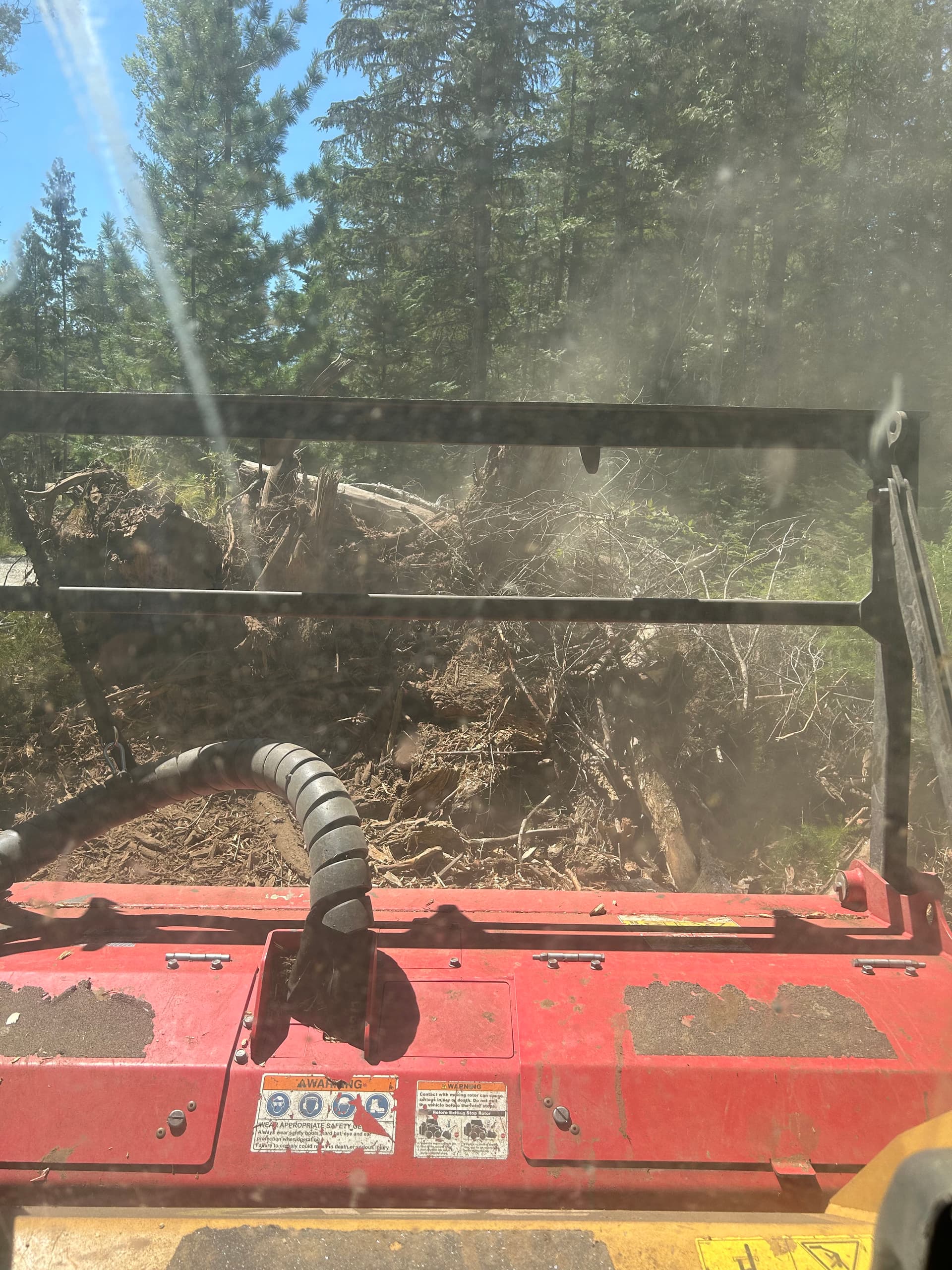 Gallery photos for Brush Piles Gone - Forestry Mulching Cleans Up Fast: Image #2
