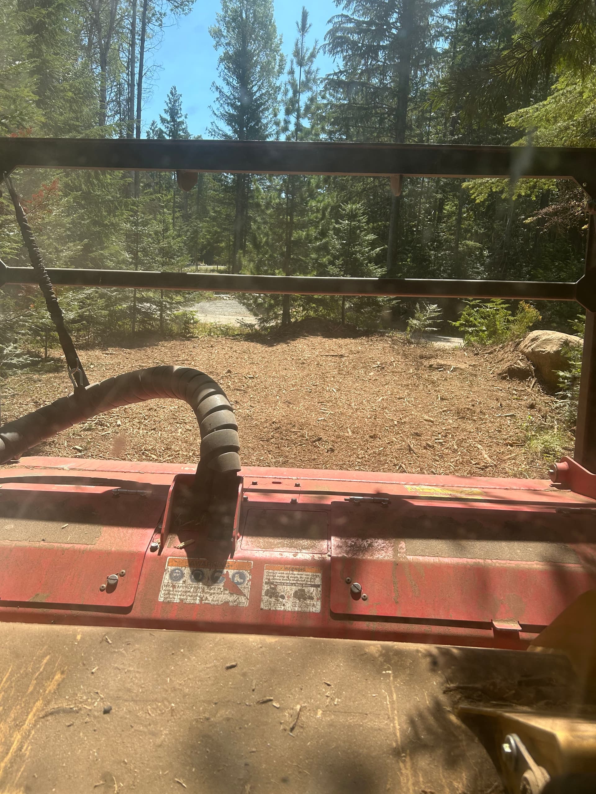 Gallery photos for Brush Piles Gone - Forestry Mulching Cleans Up Fast: Image #1